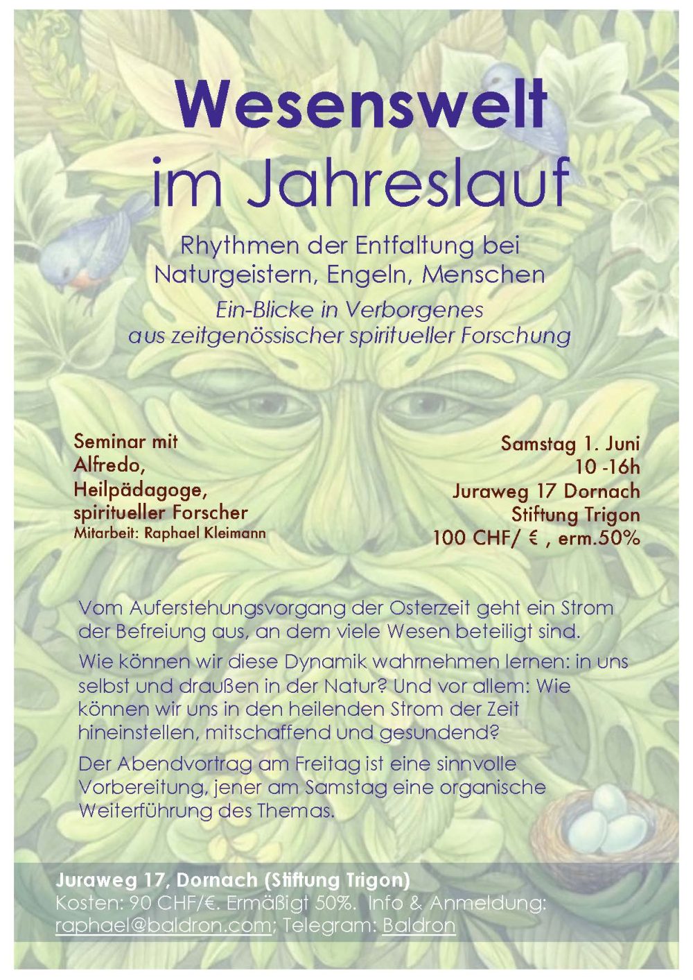 Wesenswelt im Jahreslauf Seminar 01.06.24