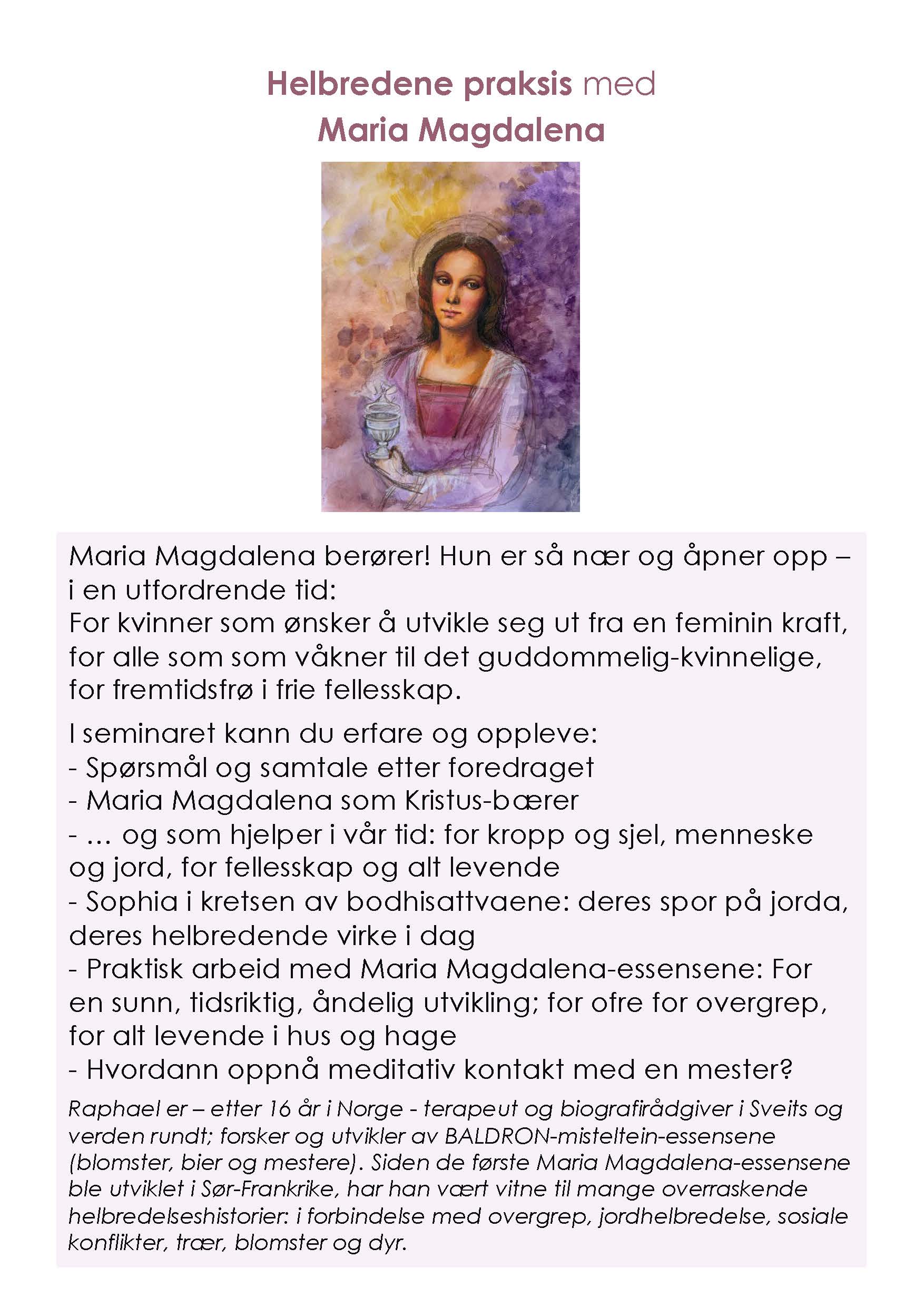 Healingpraksis med Maria Magdalena - Bilde 4