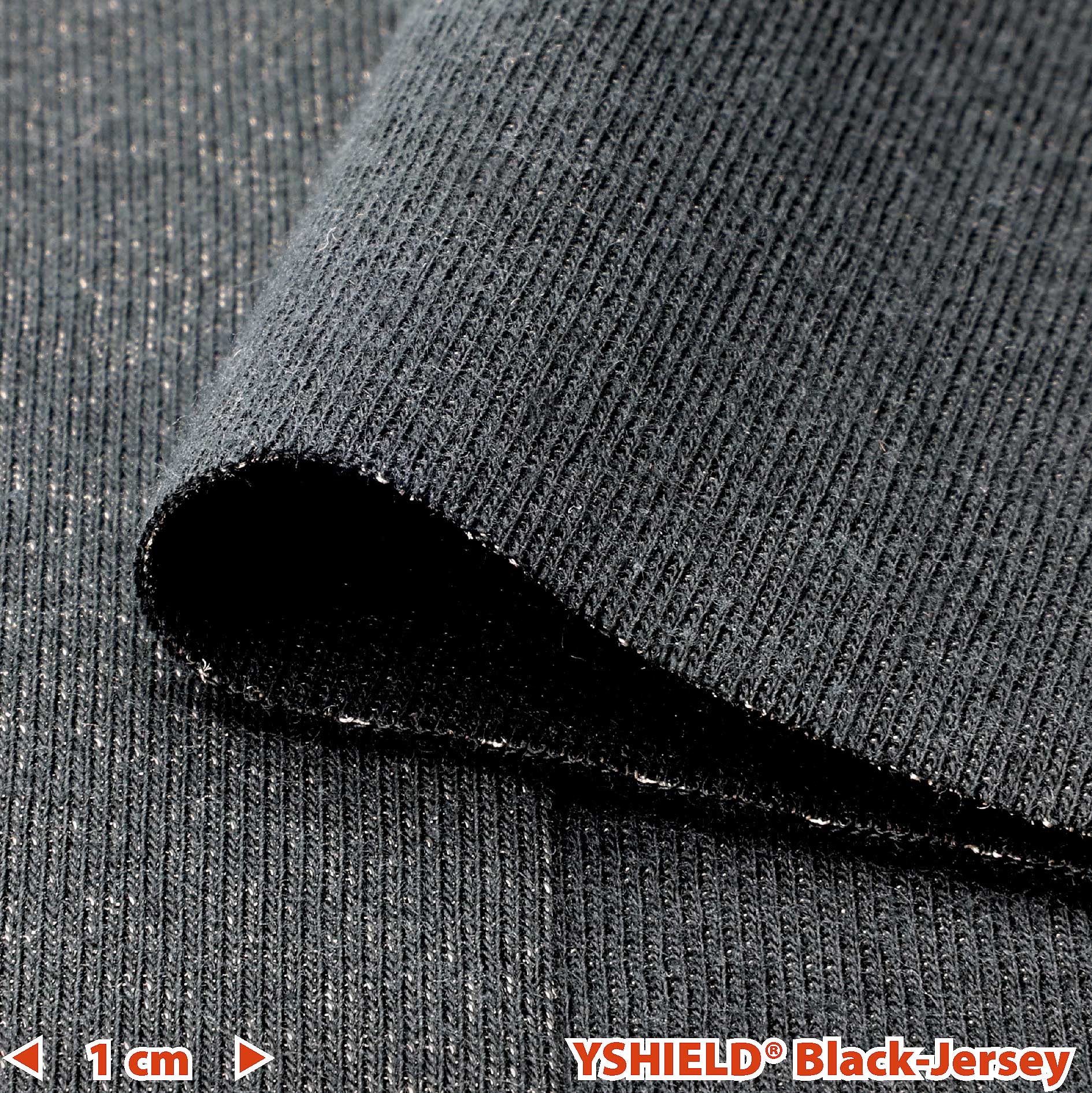 YSHIELD® TBO | skjermende hoodie | Black-Jersey - Bilde 4